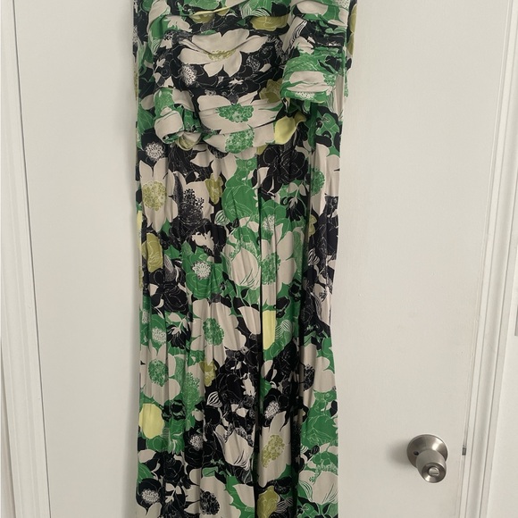 Anthropologie floral wide leg pant suit - Picture 4 of 6